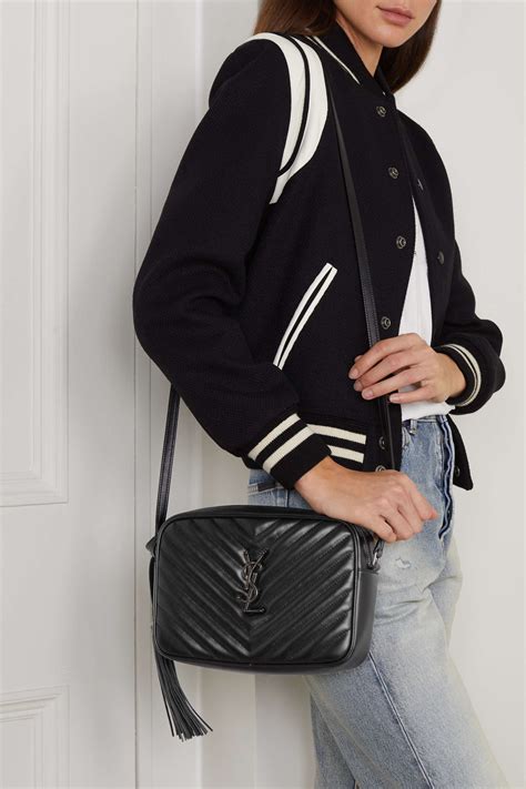 ysl lou smooth camera bag|LOU camera bag in quilted leather .